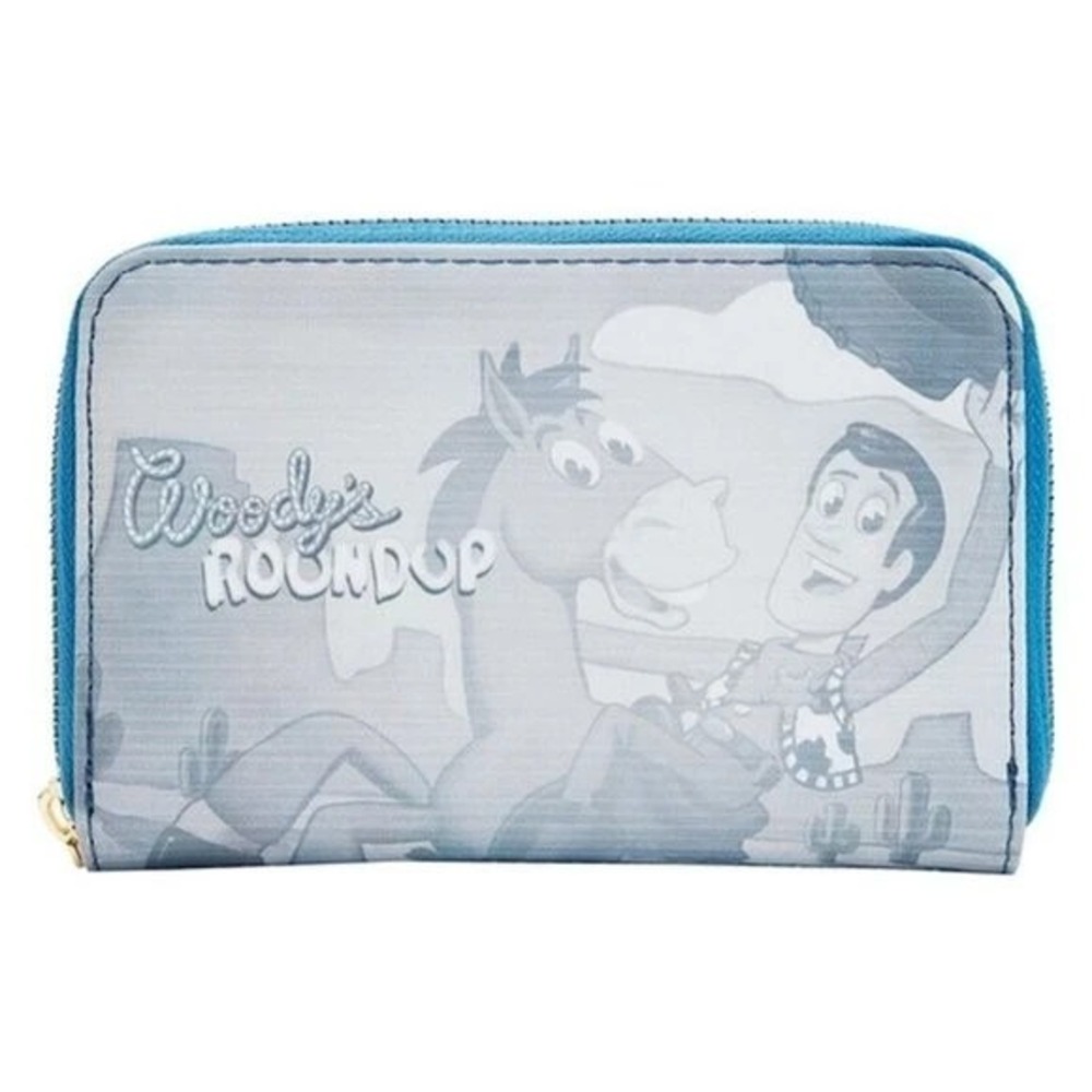 Loungefly‎ Disney Toy Story Woody's Round Up Zip Around Wallet NYCC Exclusive